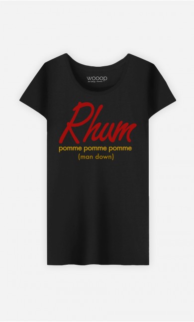 T-Shirt Femme Rhum pom pom pom