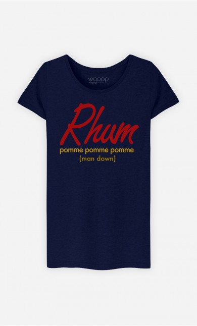 T-Shirt Femme Rhum pom pom pom
