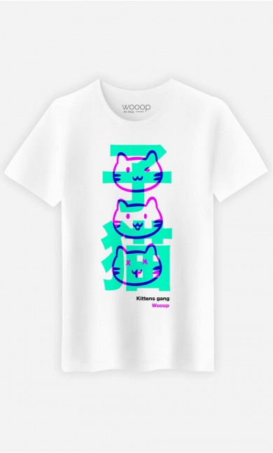 T-Shirt Homme Kittens Gang Wooop