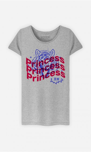 T-Shirt Femme Princess - Bleu