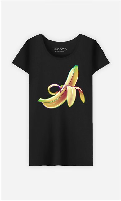 T-Shirt Noir Femme Banana 