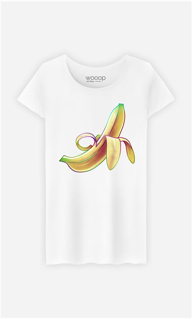 T-Shirt Blanc Femme Banana 