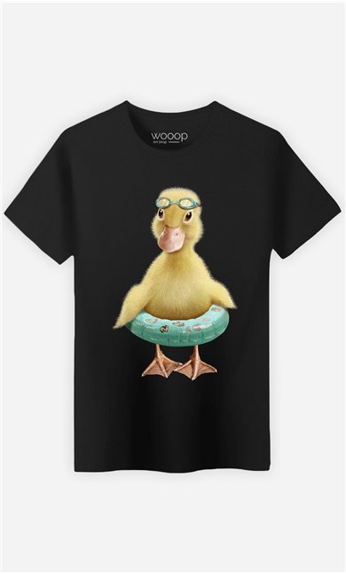 T-Shirt Noir Homme Duck