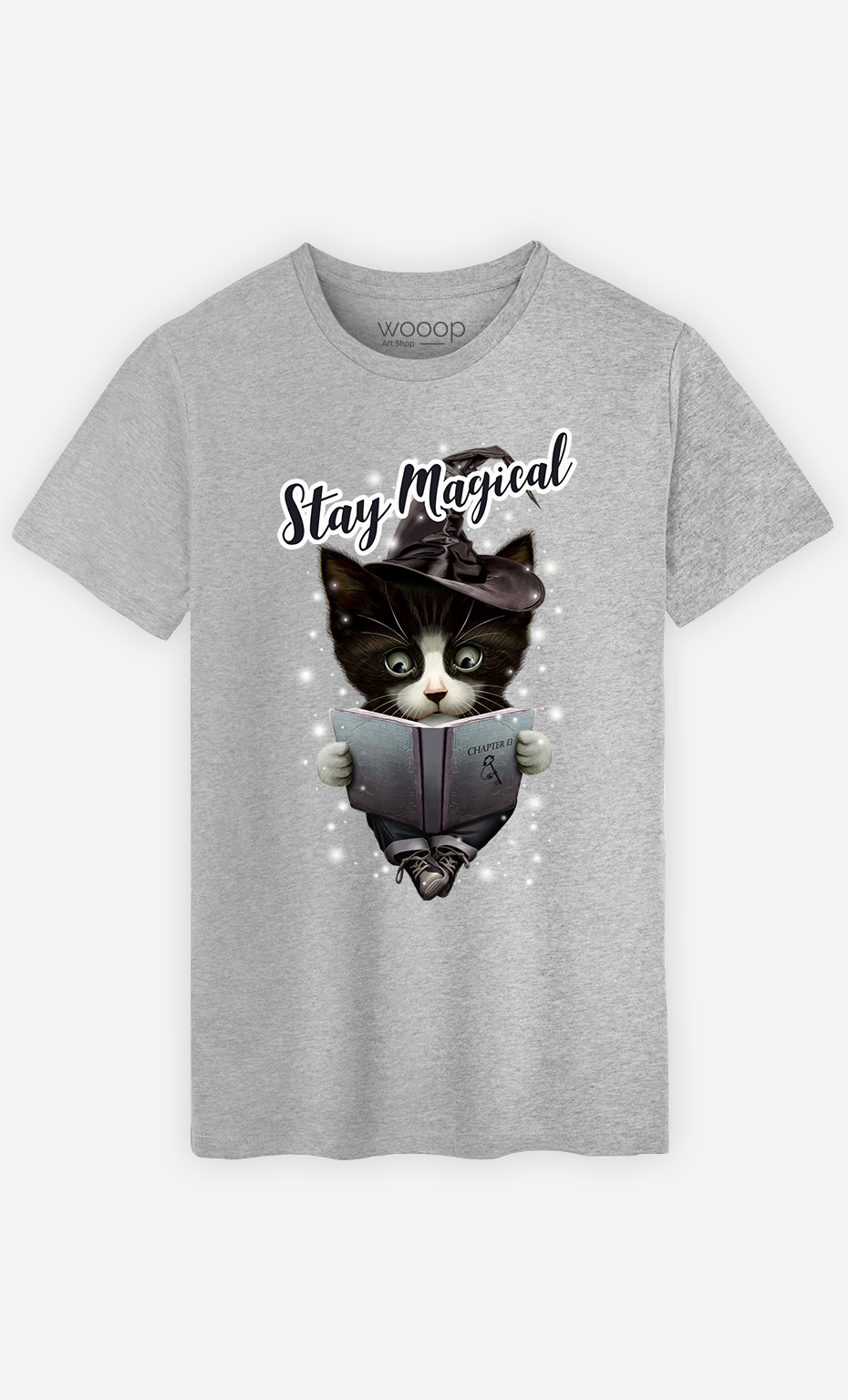 T-Shirt Gris Homme Stay magical