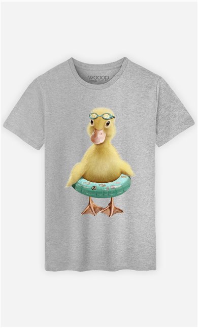 T-Shirt Gris Homme Duck