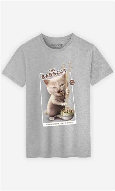 T-Shirt Gris Homme Basscat
