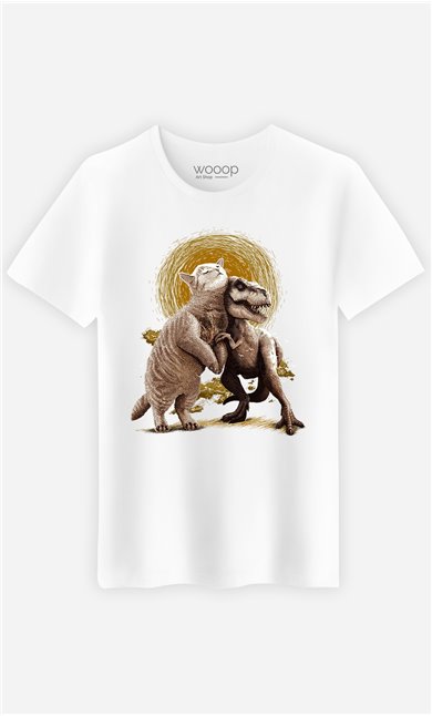 T-Shirt Blanc Homme Tom et Scary