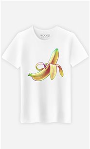 T-Shirt Blanc Homme Banana 