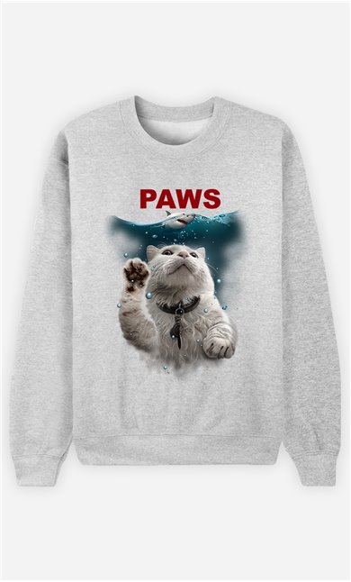 Sweat Gris Homme Paws