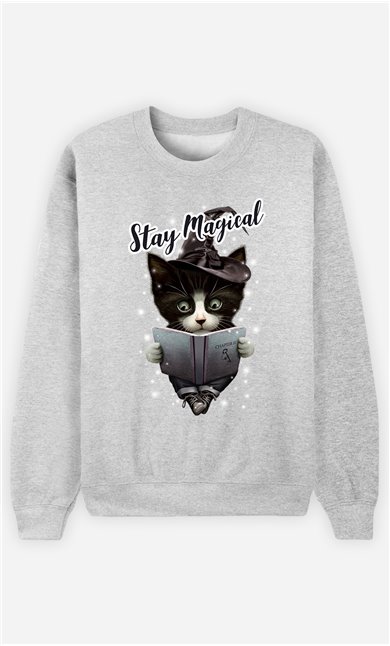 Sweat Gris Homme Stay magical