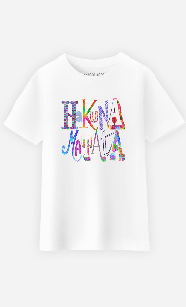 T-shirt enfant Hakuna Matata Color