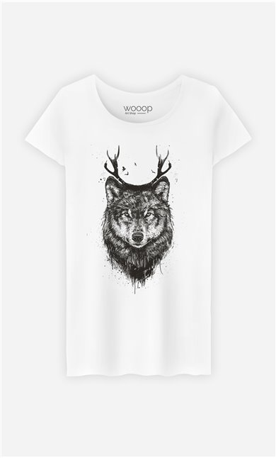 T-Shirt Femme Deer Wolf