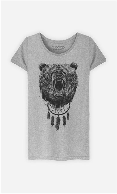 T-Shirt Femme Don't wake the bear