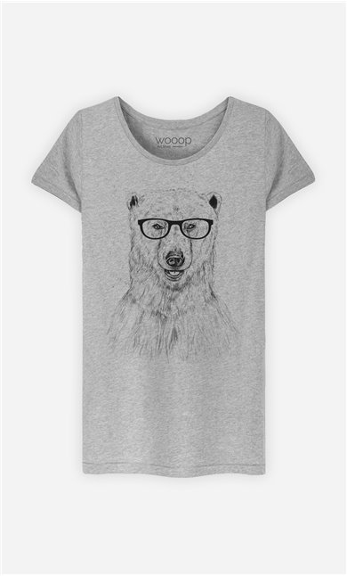 T-Shirt Femme Geek Bear