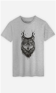 T-Shirt Homme Deer Wolf