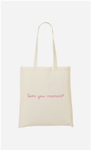 Tote bag Love you Maman
