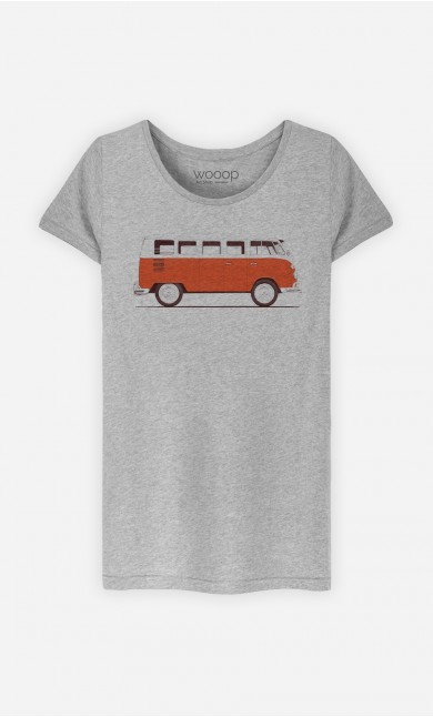T-Shirt Femme Red Van