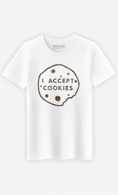 T-Shirt Homme I accept Cookies