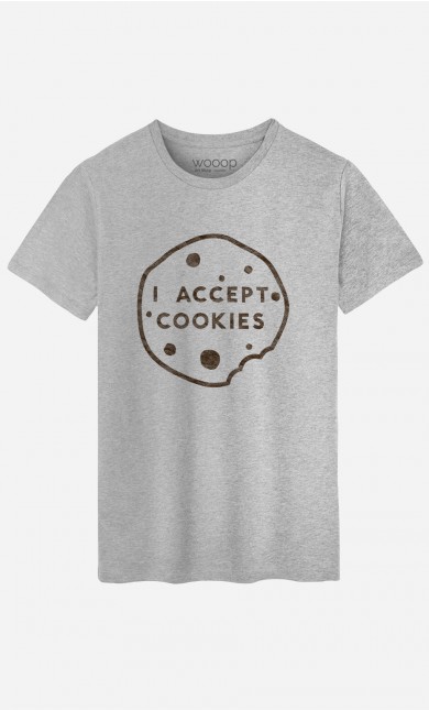 T-Shirt Homme I accept Cookies