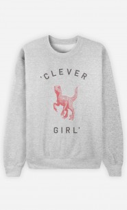 Sweatshirt Femme Clever Girl