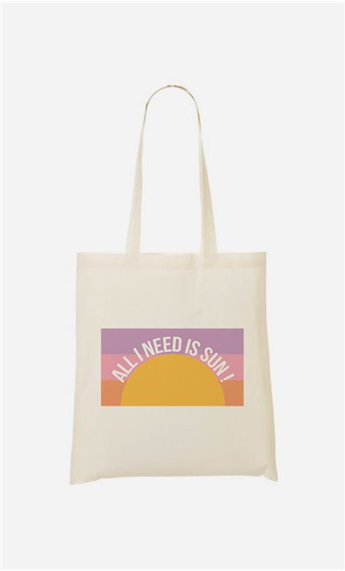 Tote bag  All I Need is Sun