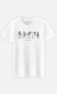 T-Shirt Blanc Bisou