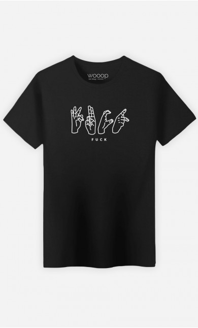 T-Shirt Noir Fuck