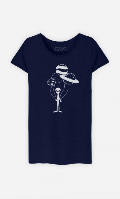 T-Shirt Femme Ballon constellation
