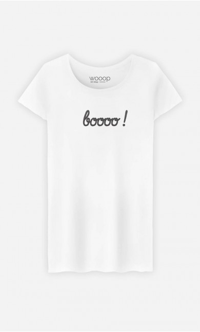 T-Shirt Femme Boooo - brodé