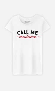 T-Shirt Femme Call me Madame