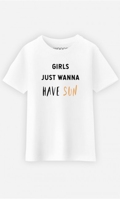 T-Shirt Enfant Girls just wanna have fun