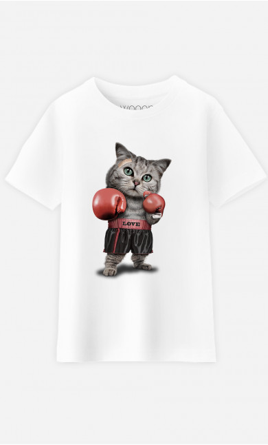 T-Shirt Enfant Boxing Cat