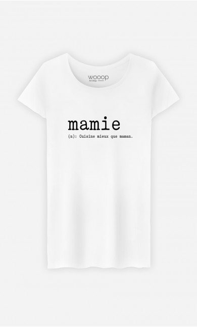 T-Shirt Femme Mamie Définition