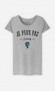 T-Shirt Femme Je Peux Pas J'ai Poney