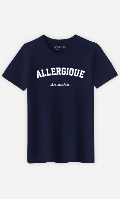 T-Shirt Homme  Allergique Au Matin
