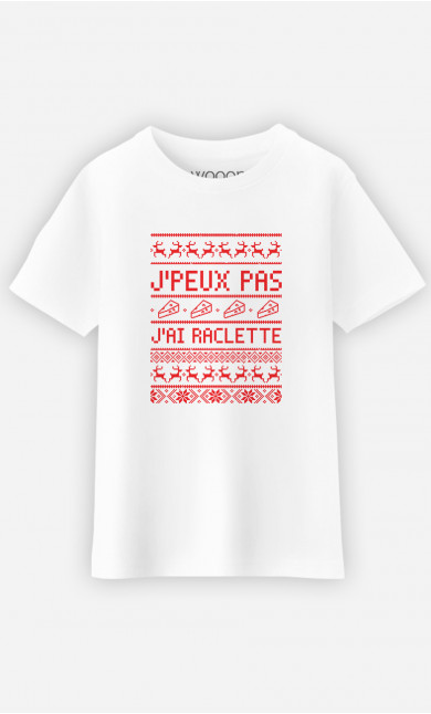 T-Shirt Enfant J'peux Pas J'ai Raclette
