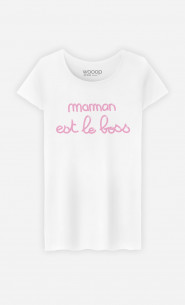 T-Shirt Femme Maman Est Le Boss