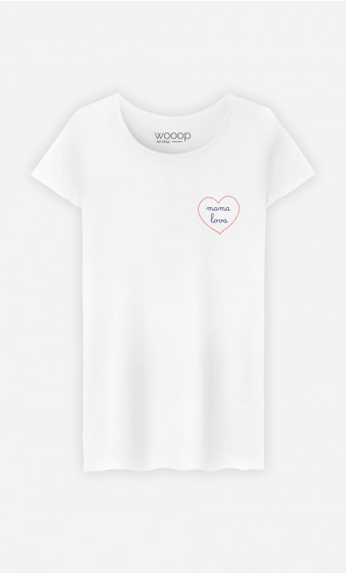 T-Shirt Femme Mama Lova - Cœur