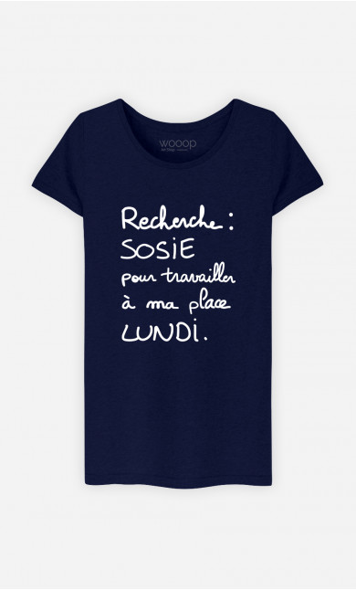 T-shirt Femme Recherche Sosie