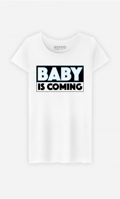 T-Shirt Femme Baby Is Coming