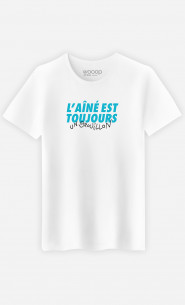 T-Shirt Homme L'Aîné Est Toujours Un Brouillon