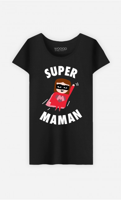 T-Shirt Femme Super Maman Héros