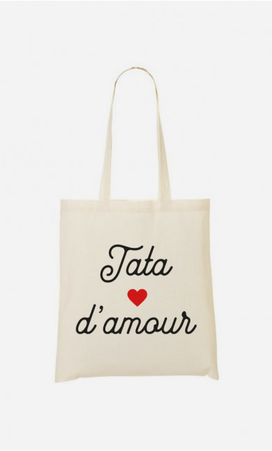Tote Bag Tata D'amour Petit Cœur