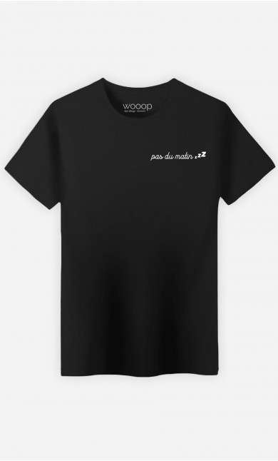 T-Shirt Homme Pas Du Matin - Brodé