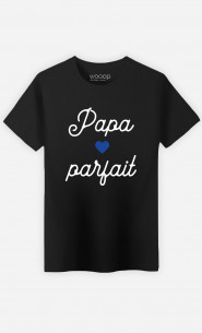 T-Shirt Homme Papa Parfait Petit Cœur