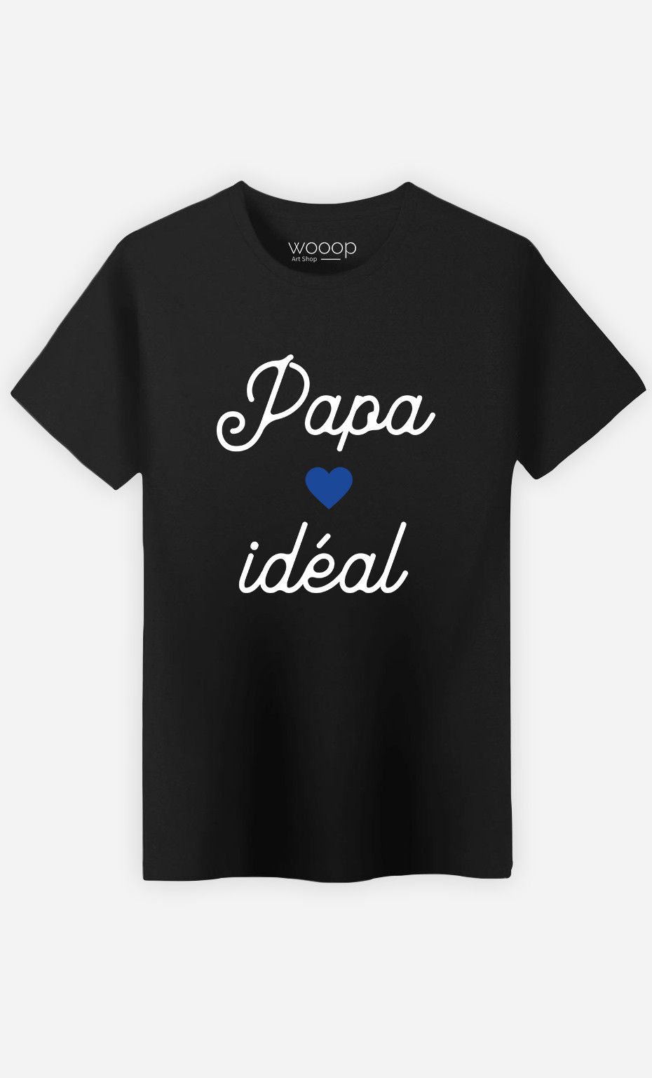 T-Shirt Homme Papa Idéal Petit Cœur