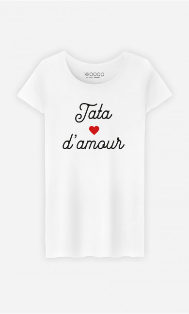 T-Shirt Femme Tata D'amour Petit Cœur