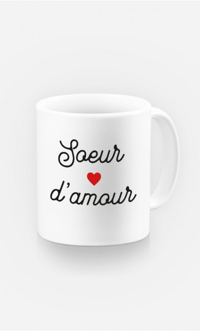 Mug Sœur D'amour Petit Cœur