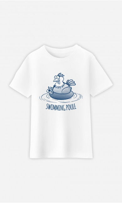 T-Shirt Enfant Swimming Poule