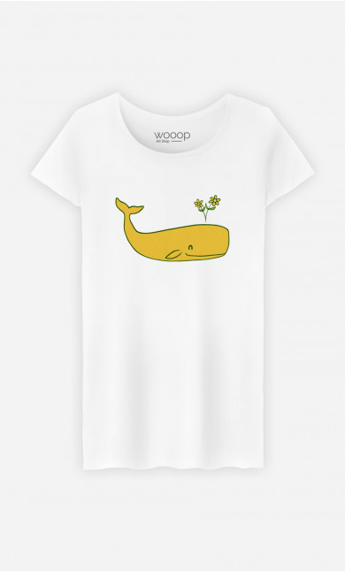 T-Shirt Femme Peace Whale